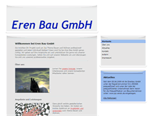 Tablet Screenshot of erenbau.com